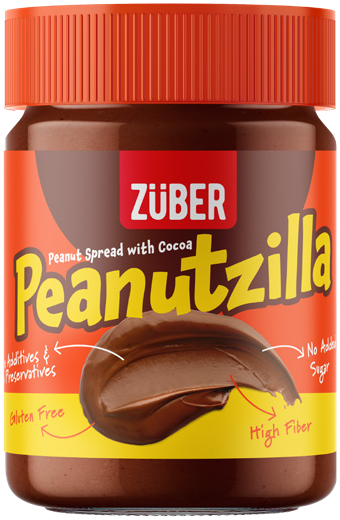 Züber Peanutzilla cocoa peanut spread